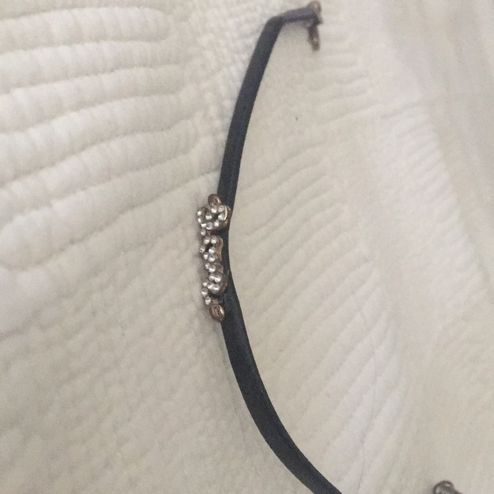 Black Choker with Love in cursive